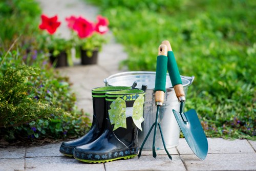 Composite decking project for a residential terrace in Swisscottage